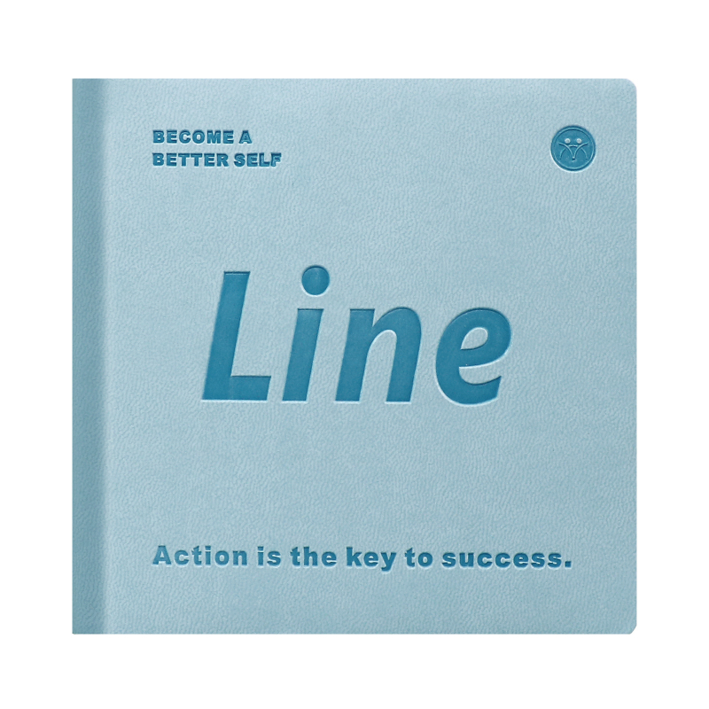 Bloc-notes Square Partners cu copertă PU prietenoasă la atingere, legare cusută, hârtie 100 gsm, 100–200 pagini, stil simplu