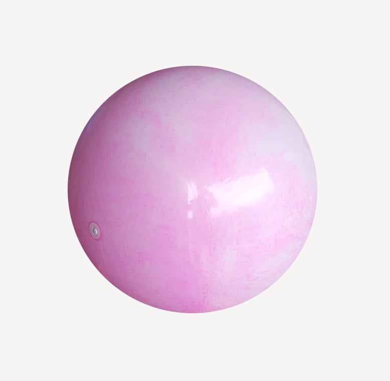 Mingea de yoga pentru echilibru — PVC, 800 g, gonflabilă; potrivită pentru fitness, masaj și antrenamente de mișcare.