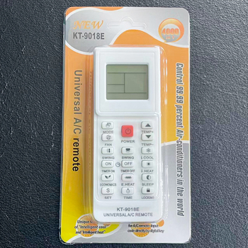 Risheng KT-9018e blister versiune telecomandă universală pentru aer condiționat, cu răcire și încălzire rapidă cu un singur clic