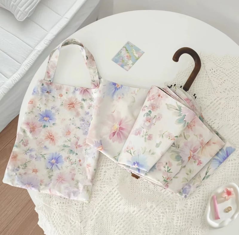 Ρετρό ομπρέλα για γυναίκες με καμπύλη γάντζο — για ήλιο και βροχή, UPF 50+ προστασία, 8 ράβδοι από ατσάλι, πολυεστερικό ύφασμα 190T, χειροκίνητος μηχανισμός ανοίγματος/κλεισίματος, δυνατότητα εκτύπωσης λογότυπου