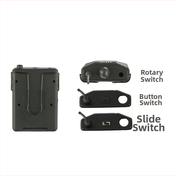 Carcasă din plastic pentru microfon/audio – husă cu clips de guler, model GYJS-21, accesorii