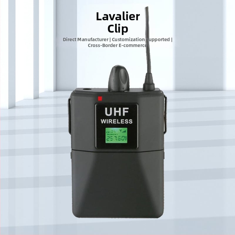 Carcasă din plastic pentru microfon/audio – husă cu clips de guler, model GYJS-21, accesorii