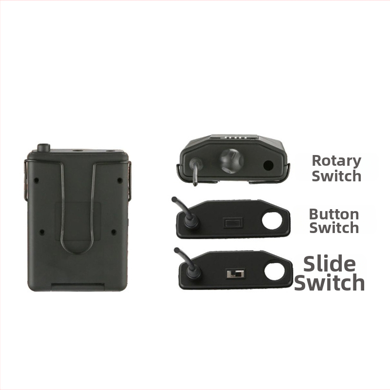 Carcasă din plastic pentru microfon/audio – husă cu clips de guler, model GYJS-21, accesorii