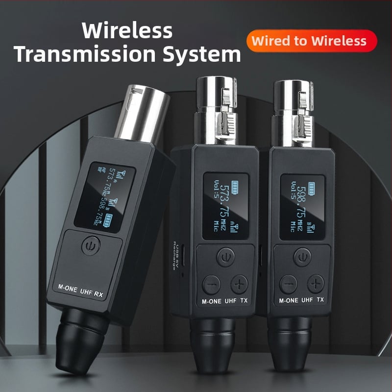 RK M-1 Sistem de conectare wireless pentru microfon: transmisie cablată către receptor wireless, 1 la 2