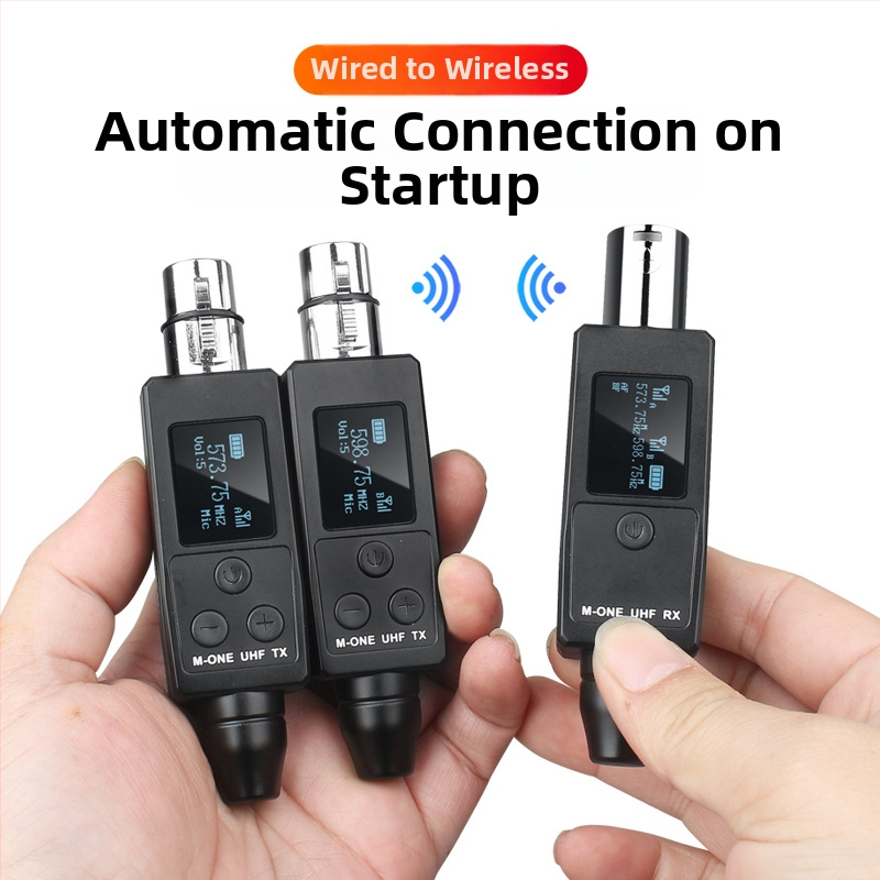 RK M-1 Sistem de conectare wireless pentru microfon: transmisie cablată către receptor wireless, 1 la 2