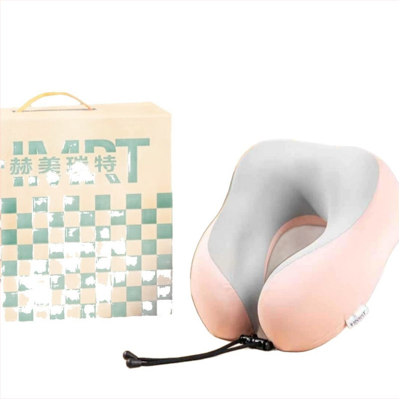 Pernă pentru gât în formă de U din spumă memory pentru uz casnic și călătorii; ușoară, până la aproximativ 500 g; potrivit pentru toate grupele de vârstă.