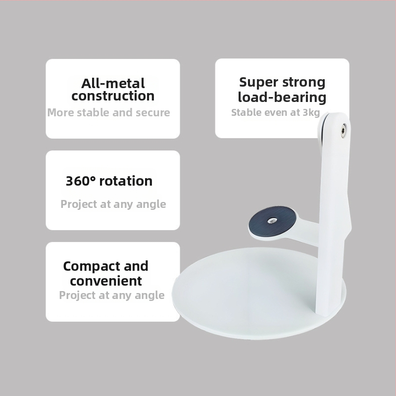 Star Shadow suport de proiector - compact pentru birou, extrem de stabil, unghi reglabil, multifuncțional