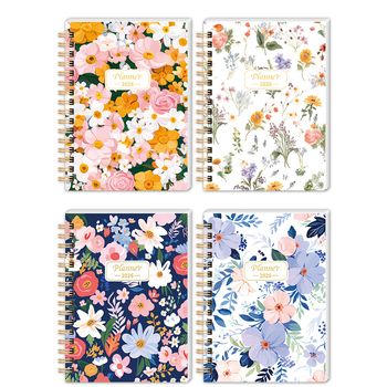 Bloc de notițe cu spirală, copertă din hârtie acoperită, hârtie offset dublă, 100–200 pagini, stil birou de afaceri