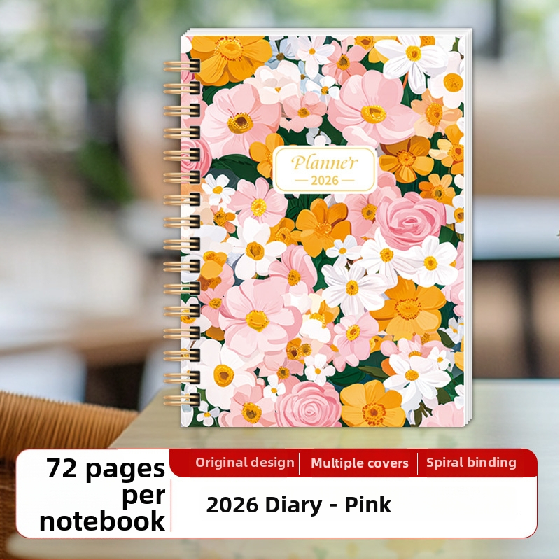 Bloc de notițe cu spirală, copertă din hârtie acoperită, hârtie offset dublă, 100–200 pagini, stil birou de afaceri