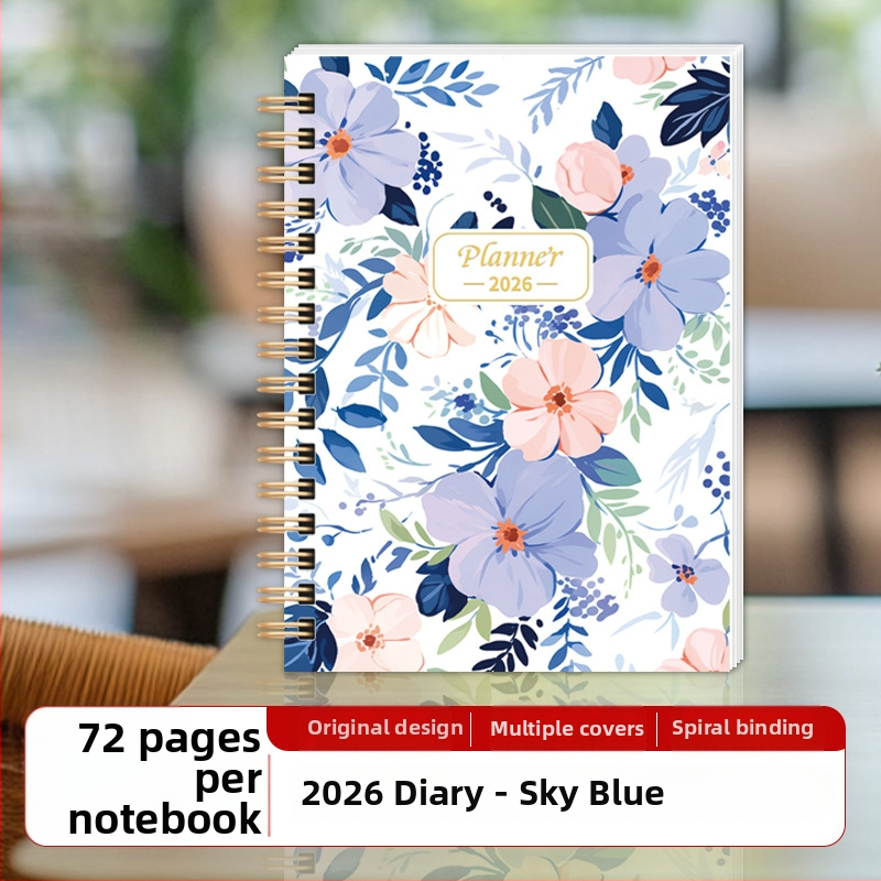 Bloc de notițe cu spirală, copertă din hârtie acoperită, hârtie offset dublă, 100–200 pagini, stil birou de afaceri