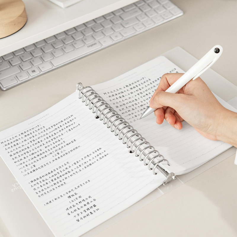 Mapă B5 cu pagini interschimbabile și nucleu schimbabil, 26 găuri, 60 file, hârtie cu acoperire dublă pentru paginile interioare, model B5, cod articol PHYB5060-11822D