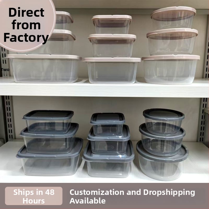 Cutie de depozitare pentru frigider – Plastic, stil simplu, origine Taizhou, portabilă, păstrarea prospețimii