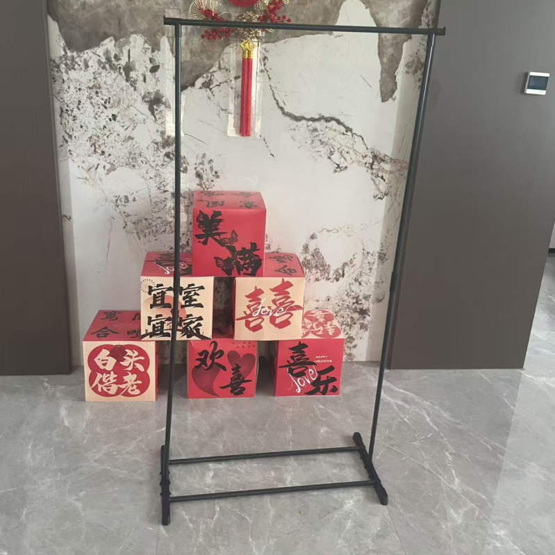 Stativ de întâmpinare pentru nuntă, din fier forjat, decor fundal, decor pentru locație