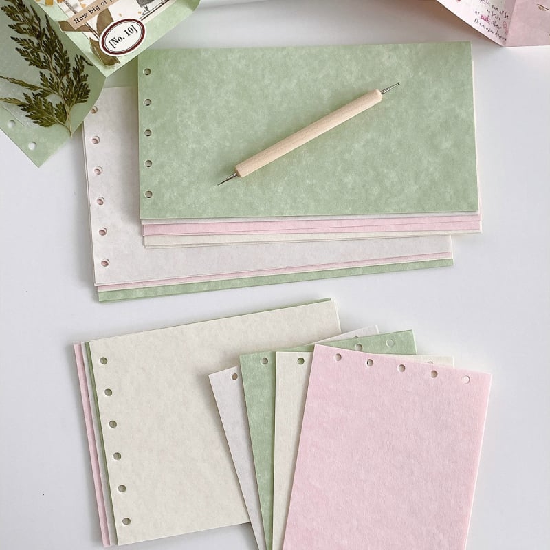 Refill jurnal hârtie pergament 110 g, pagini cu două și trei pliuri, pagini interioare goale, cod produs Q3-28