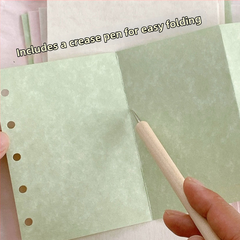 Refill jurnal hârtie pergament 110 g, pagini cu două și trei pliuri, pagini interioare goale, cod produs Q3-28