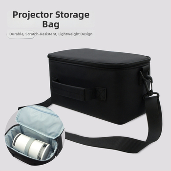 Geantă de stocare pentru proiector cilindric HY300/HY320 – capacitate de 2 kg, rezistentă la umezeală, impermeabilă, rezistentă la praf, construcție Nylon-Twill-SBS