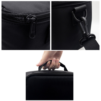 Geantă de stocare pentru proiector cilindric HY300/HY320 – capacitate de 2 kg, rezistentă la umezeală, impermeabilă, rezistentă la praf, construcție Nylon-Twill-SBS