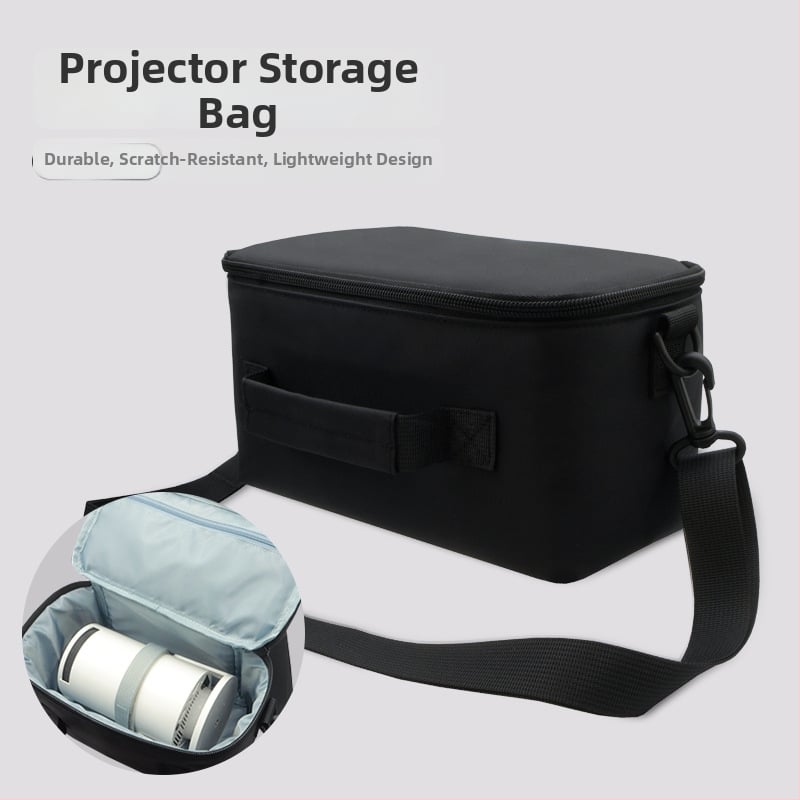 Geantă de stocare pentru proiector cilindric HY300/HY320 – capacitate de 2 kg, rezistentă la umezeală, impermeabilă, rezistentă la praf, construcție Nylon-Twill-SBS