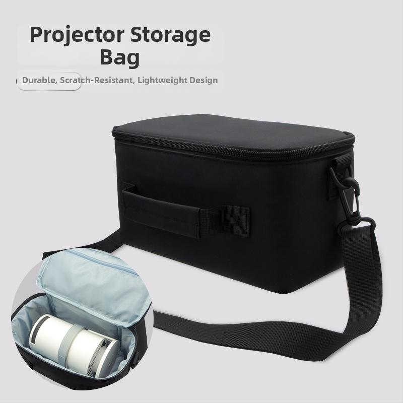 Geantă de stocare pentru proiector cilindric HY300/HY320 – capacitate de 2 kg, rezistentă la umezeală, impermeabilă, rezistentă la praf, construcție Nylon-Twill-SBS
