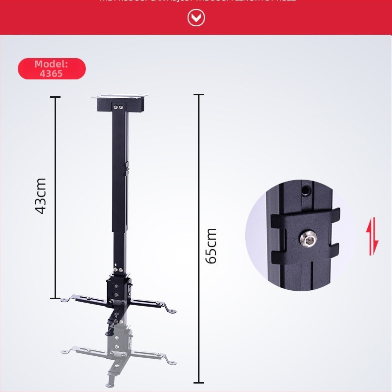 Suport proiector Star Shadow – montaj pe perete și tavan, telescopic, compatibil cu Epson și BenQ