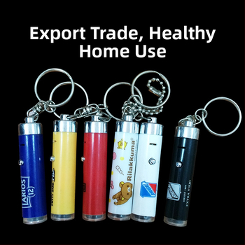 Ylaire мини прожекторно фенерче с LED - цилиндрично тяло от алуминиева тръба с пластмасови крайчета, тегло 15 g, индивидуално опаковано