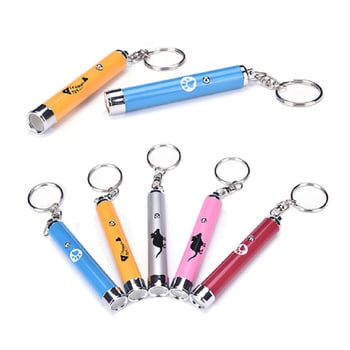 Ylaire мини прожекторно фенерче с LED - цилиндрично тяло от алуминиева тръба с пластмасови крайчета, тегло 15 g, индивидуално опаковано