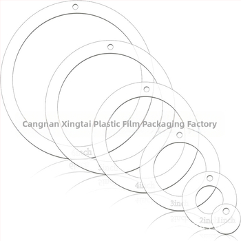 Xing Tai set de 6 șabloane circulare din acril pentru cusut patchwork