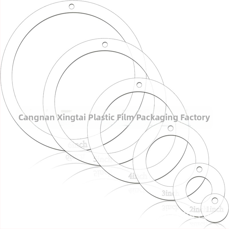 Xing Tai set de 6 șabloane circulare din acril pentru cusut patchwork