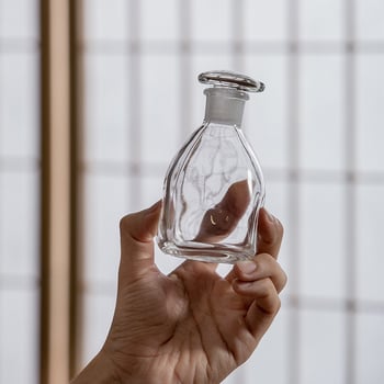Staklena boca za tekuće začine — Watery Glass, japanski stil, stakleni materijal, bez logotipa