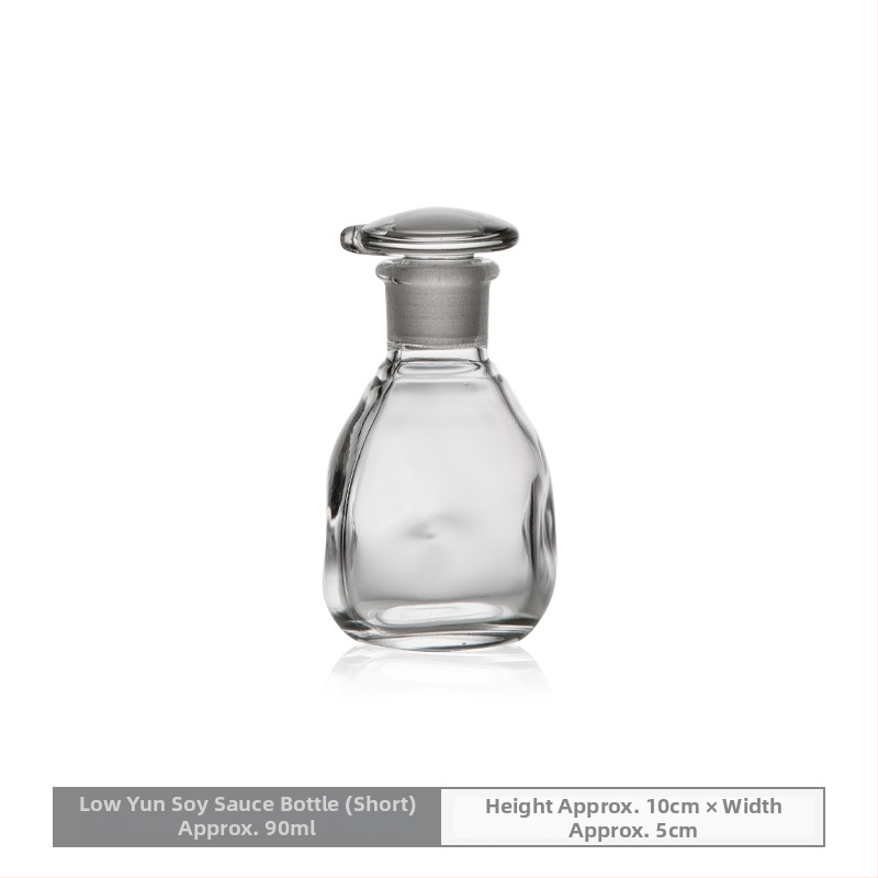 Sklenená fľaša na tekuté koreniny — Watery Glass, japonský štýl, sklenený materiál, bez loga