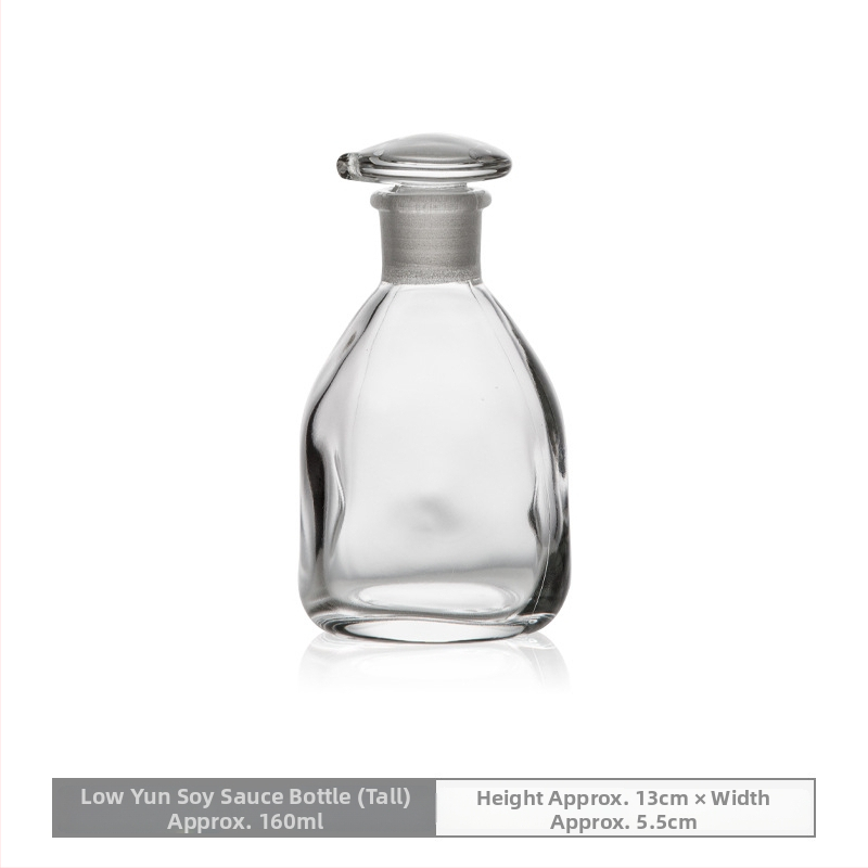 Sklenená fľaša na tekuté koreniny — Watery Glass, japonský štýl, sklenený materiál, bez loga