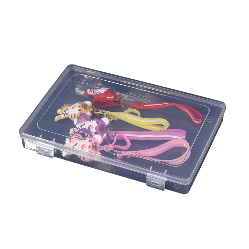 Set de cutii rectangulare din plastic PP cu capac, 24 bucăți, design modern minimalist, pentru acasă și birou