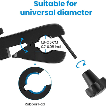 NB-51 Stativ de microfon – multifuncțional, rotativ; compatibil cu telefoane mobile și iPad; pentru karaoke și transmisie live