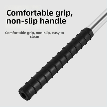 Telekopická sieťová tyč na rybolov z nehrdzavejúcej ocele, bezšvová trubka, zosilnená viacúčelová súprava