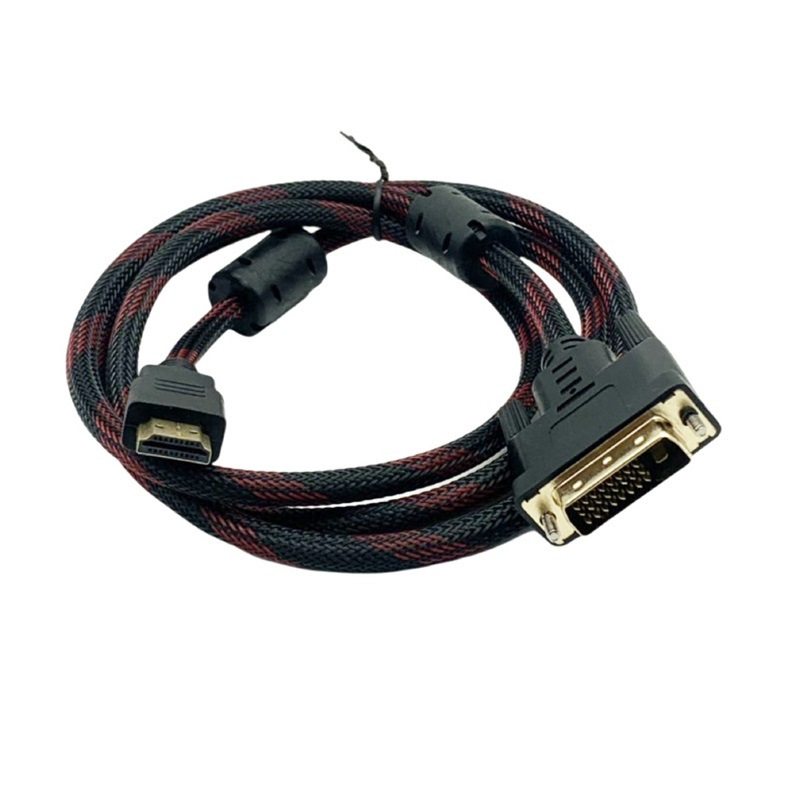HDMI–DVI dvostrano konverijski kabel, 1,5 m, zlatni konektori, za TV/računar/monitor