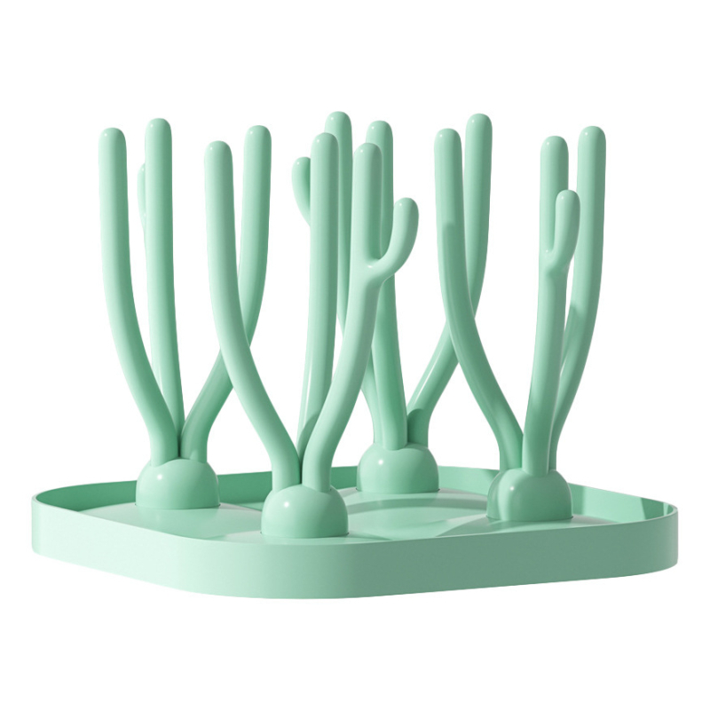 Držač bočice za bebe – višenamjenski sušilac stalak za bočice i bradavice, sklopni; podrijetlo Zhejiang; jednostavno pakiranje; marka Handsome boy