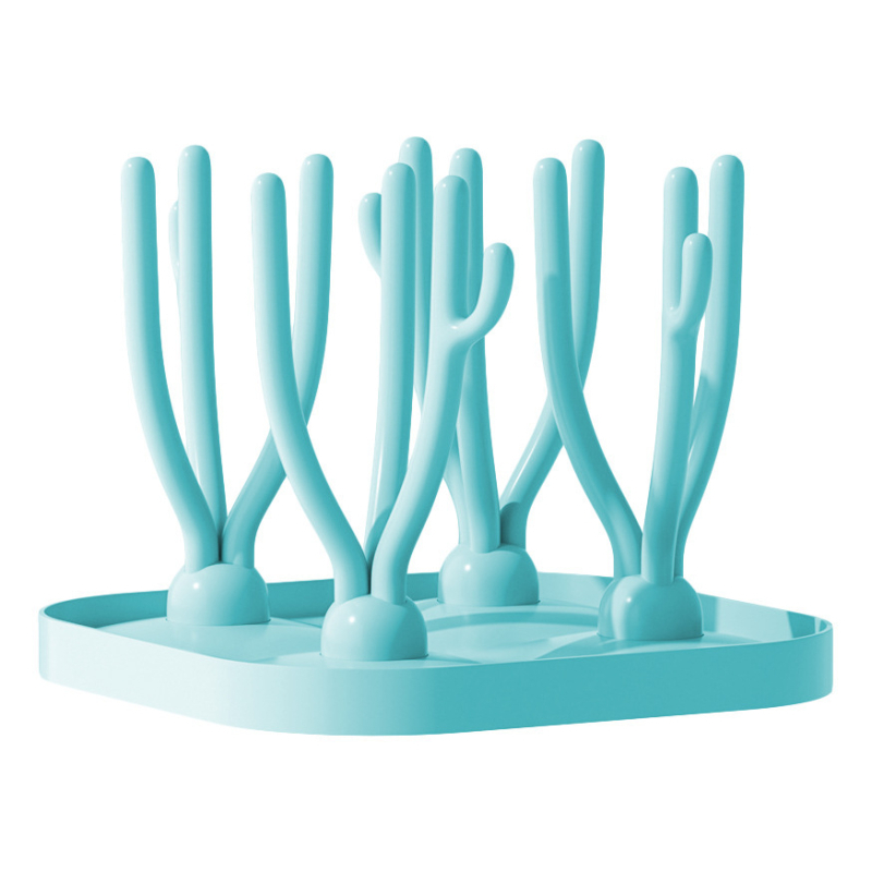 Držač bočice za bebe – višenamjenski sušilac stalak za bočice i bradavice, sklopni; podrijetlo Zhejiang; jednostavno pakiranje; marka Handsome boy