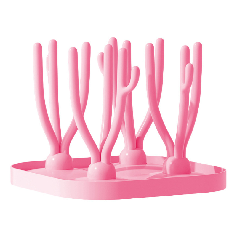 Držač bočice za bebe – višenamjenski sušilac stalak za bočice i bradavice, sklopni; podrijetlo Zhejiang; jednostavno pakiranje; marka Handsome boy