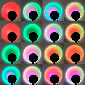 RGB lampica za projekciju zalaska sunca na tripod-u — ambijentalno svjetlo