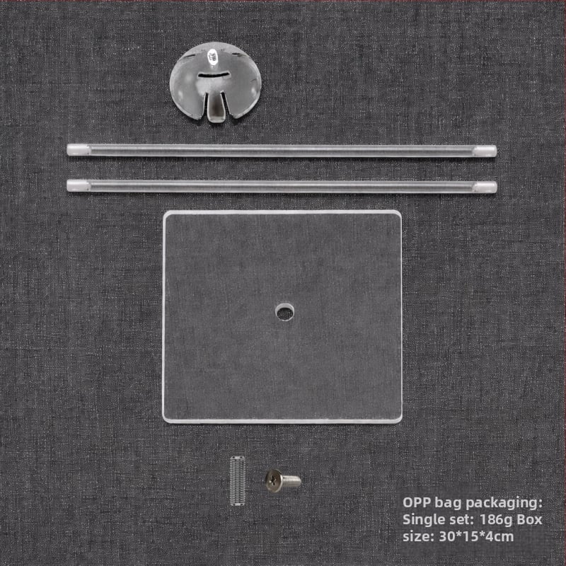 Stalak za balone na stol s prozirnom stupom i držačem za vuču — unutarnja uporaba, plastika, Model: New Table Floating