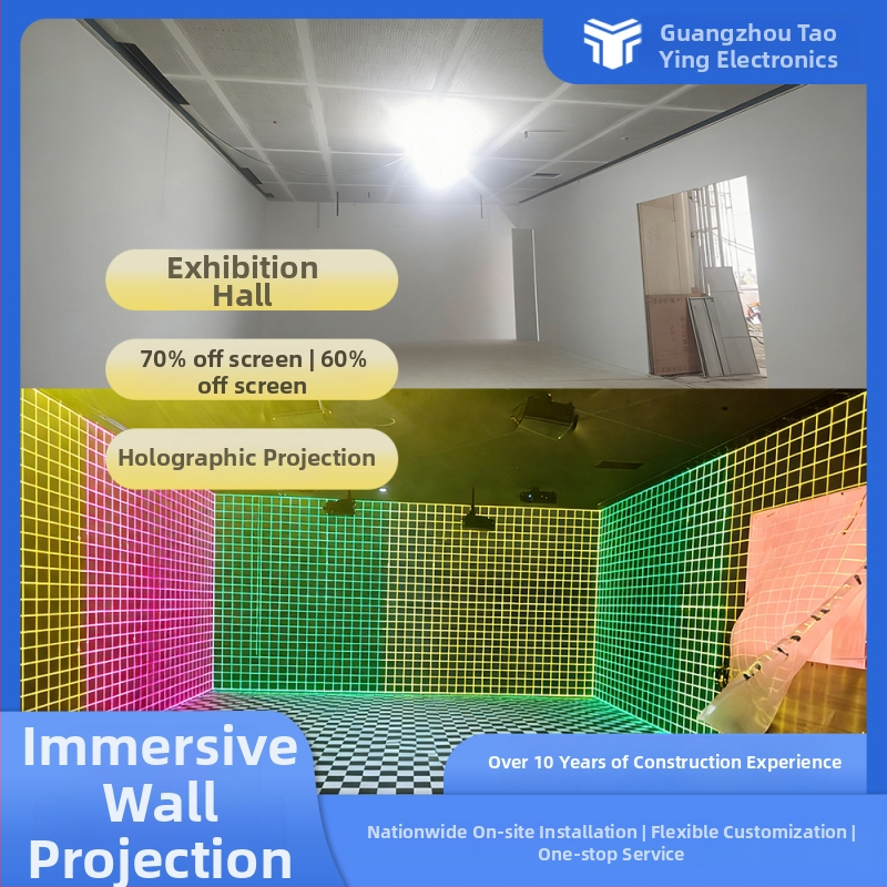 Дихенг Naked Eye 3D холографски проектор за CAVE, резолюция 1920x1200, яркост 6500 lm, персонализиран размер на проекцията, 3C сертификат 2021010903434332