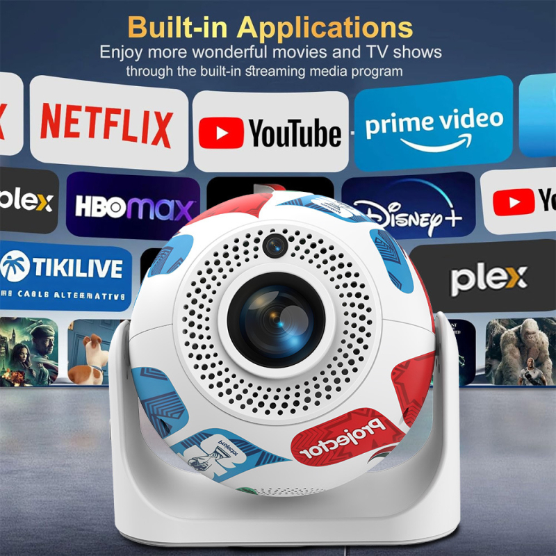 Pametni projektor 4K HD autofokus Android Wi-Fi