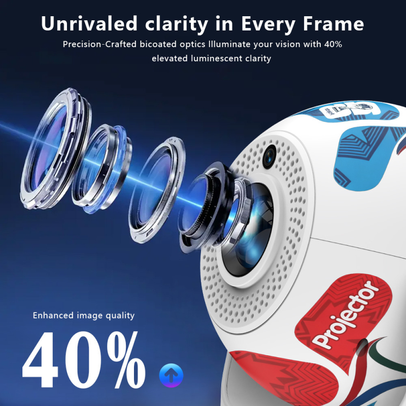 Pametni projektor 4K HD autofokus Android Wi-Fi