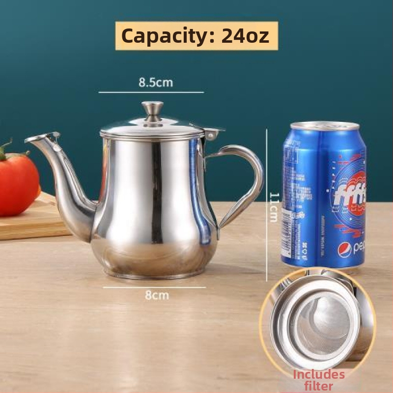 Nerezový olejový pohár do kuchyne, funkcia postreku, čínskeho štýlu