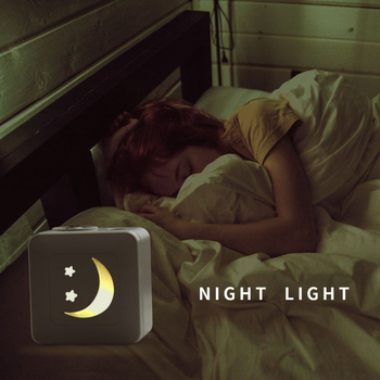 Proiector de stele pentru dormitor — Proiecție galaxie și aurora, Bluetooth, alimentare USB, montaj pe birou