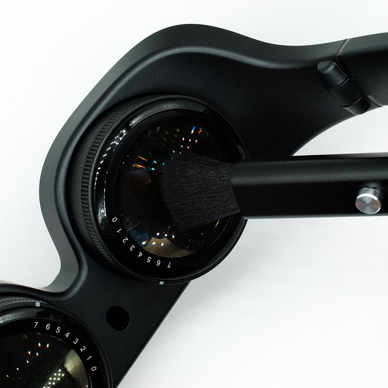 Τρίγωνο μεταλλικό στυλό καθαρισμού φακών για κάμερες – καθαρισμός φακών και οπτικών καθρεπτών; σώμα από αεροπορικό αλουμίνιο; συμβατό με τηλεσκόπια, μικροσκόπια, γυαλιά, UAV και προβολείς; δυνατότητα OEM