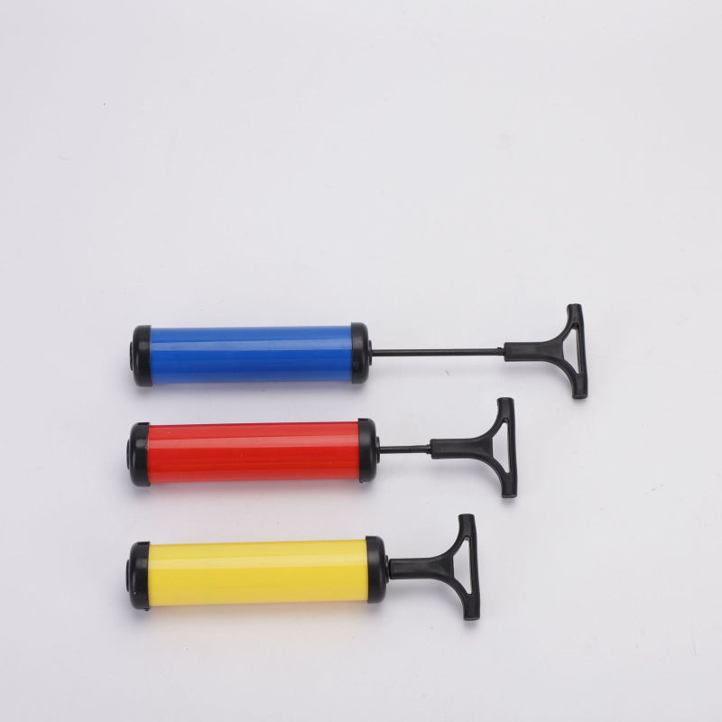 Pompa manuală pentru biciclete, model zz-045, corp din plastic, pentru biciclete, cilindru pneumatic manual