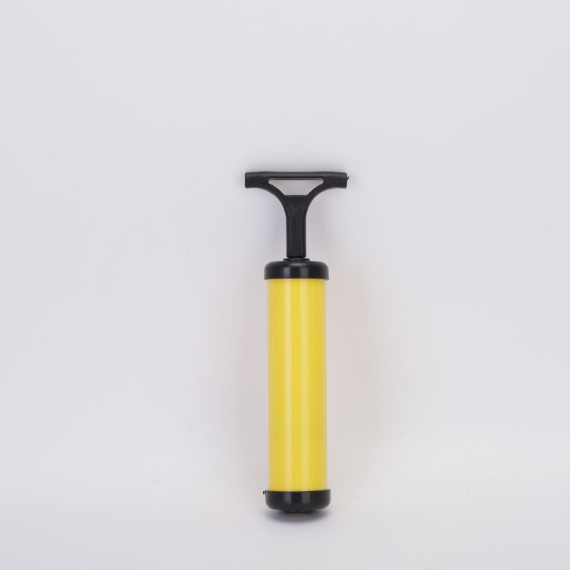 Pompa manuală pentru biciclete, model zz-045, corp din plastic, pentru biciclete, cilindru pneumatic manual