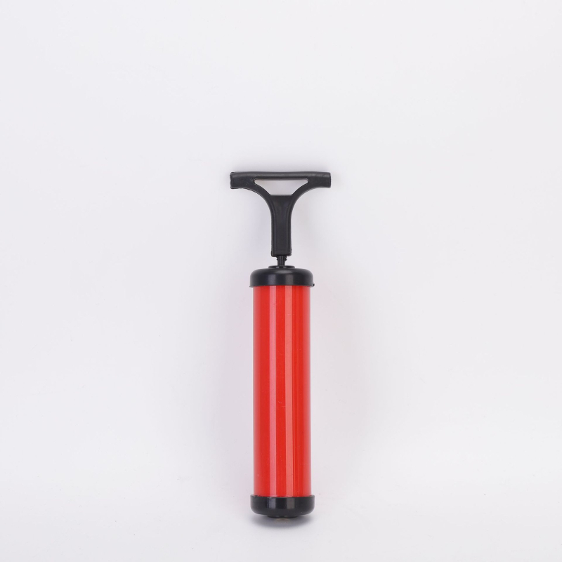 Pompa manuală pentru biciclete, model zz-045, corp din plastic, pentru biciclete, cilindru pneumatic manual