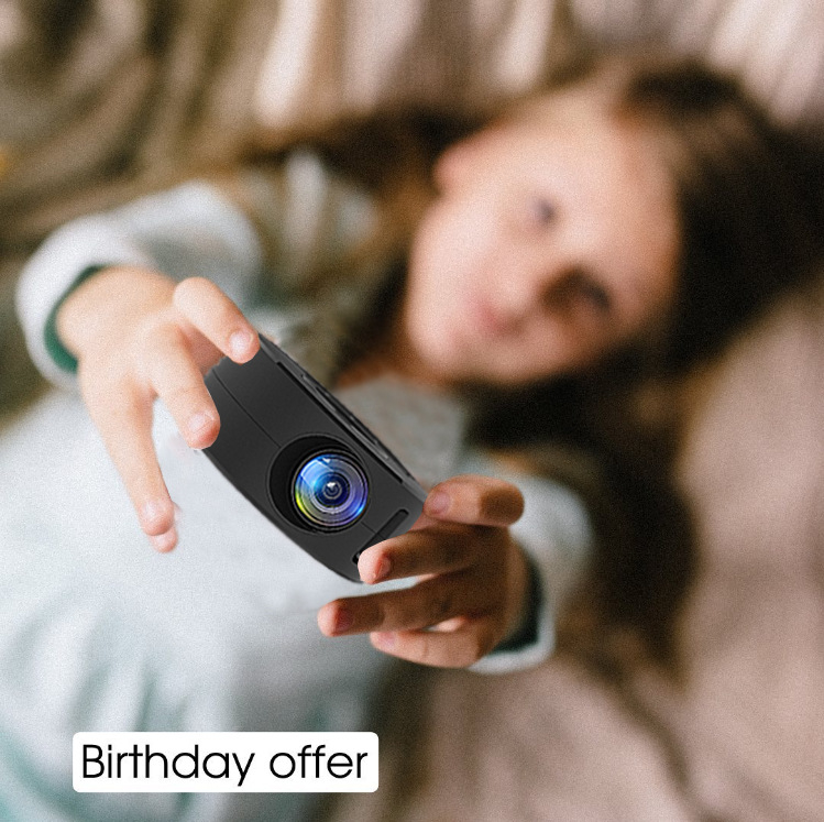 E60 Bežični kućni projektor za kino 1080p, USB, Wi‑Fi, Hichip procesor